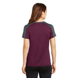 Sport-Tek LST354 PosiCharge Women's Contrast Sleeve Competitor Tee