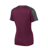 Sport-Tek LST354 PosiCharge Women's Contrast Sleeve Competitor Tee