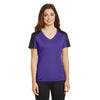 Sport-Tek LST354 PosiCharge Women's Contrast Sleeve Competitor Tee