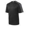 Sport-Tek YST354 Youth PosiCharge Competitor Sleeve-Blocked T-Shirt