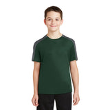 Sport-Tek YST354 Youth PosiCharge Competitor Sleeve-Blocked T-Shirt