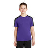 Sport-Tek YST354 Youth PosiCharge Competitor Sleeve-Blocked T-Shirt