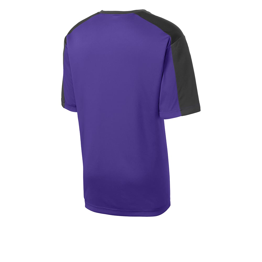 Sport-Tek YST354 Youth PosiCharge Competitor Sleeve-Blocked T-Shirt