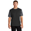 Sport-Tek ST371 CamoHex Two-Tone Crew Neck T-Shirt