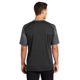 Sport-Tek ST371 CamoHex Two-Tone Crew Neck T-Shirt