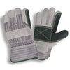 COR-7352R Ladies Split Cowhide Double Leather Palm Glove / 2.5" Cuff, 1 dozen (12 pairs)