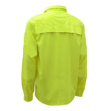 Non-ANSI Hi-Vis Safety Shirt, Lightweight Button Down