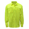 Non-ANSI Hi-Vis Safety Shirt, Lightweight Button Down