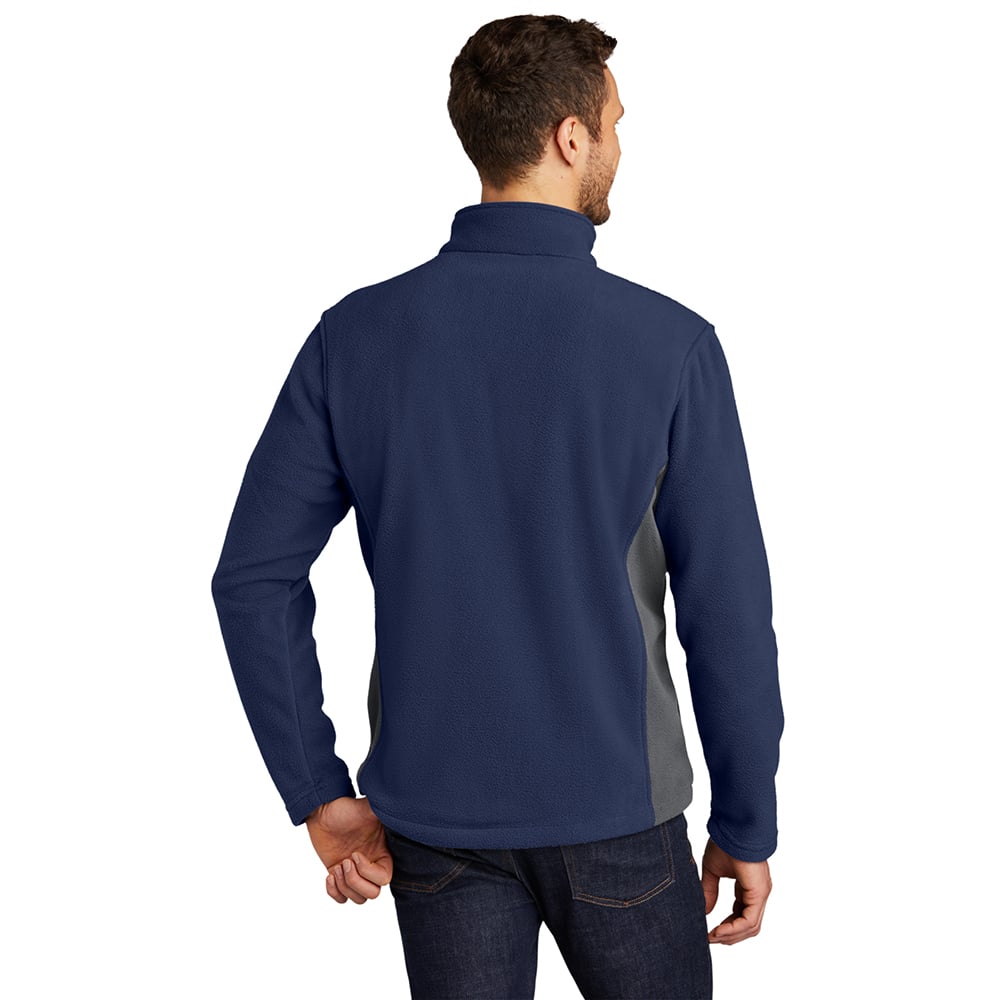 Port Authority F216 Colorblock Value Midweight Fleece Full Zip Jacket