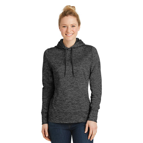 Sport-Tek LST225 PosiCharge Women's Electric Heather Hooded Pullover