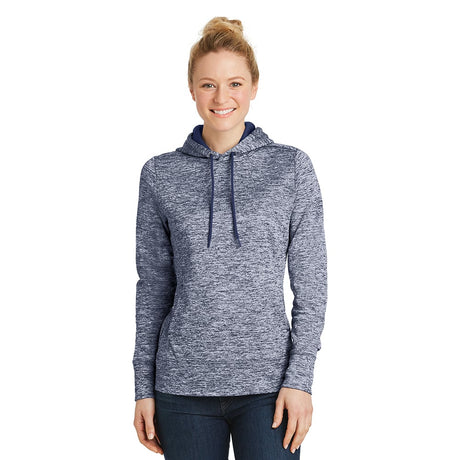 Sport-Tek LST225 PosiCharge Women's Electric Heather Hooded Pullover