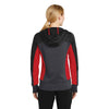 Sport-Tek LST245 Women's Full-Zip Hooded Jacket with Contrast Piping