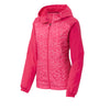 Sport-Tek LST40 Women's Heather Raglan Jacket with Hood