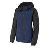 Sport-Tek LST40 Women's Heather Raglan Jacket with Hood