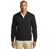 Port Authority K807 Interlock Dual-Color Quarter Zip Sweater