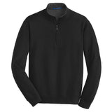 Port Authority K807 Interlock Dual-Color Quarter Zip Sweater