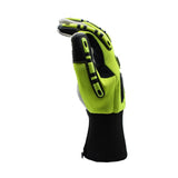 OGRE™ Hi Vis Spandex/Canvas Gloves with Reinforced Wear Areas, 1 pair