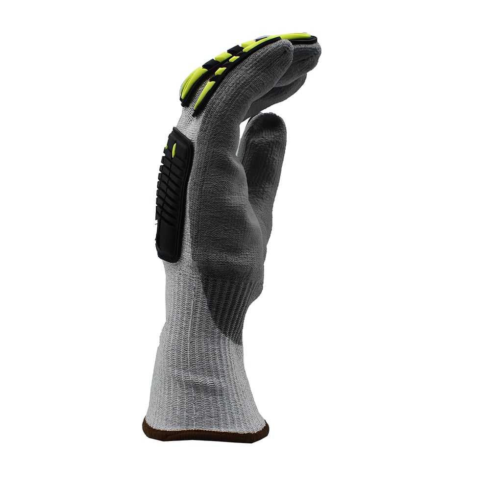 OGRE-CR™ HPPE Gloves with PU Palm Coating + Knuckle Protection, 1 pair