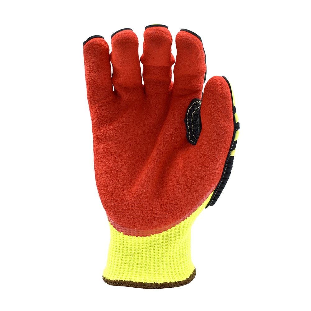 OGRE-CR+™ HPPE/Glass Fiber Gloves with Sandy Nitrile Coating, 1 pair