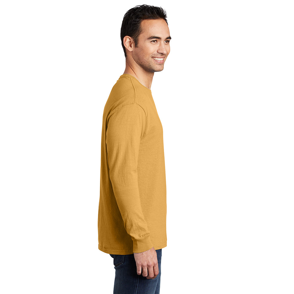 Port & Company PC099LS Beach Wash® Ring Spun Long Sleeve Tee