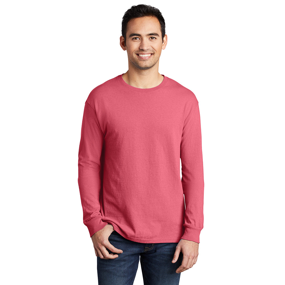 Port & Company PC099LS Beach Wash® Ring Spun Long Sleeve Tee