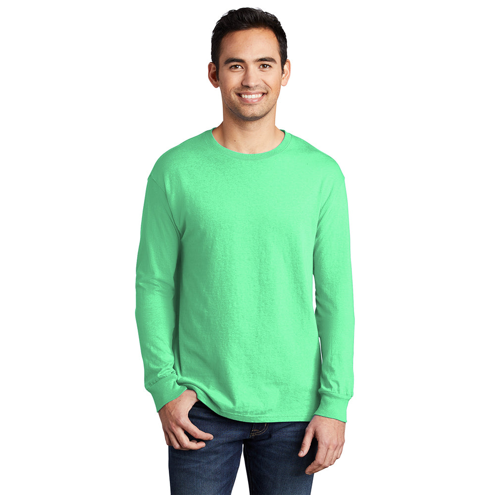 Port & Company PC099LS Beach Wash® Ring Spun Long Sleeve Tee