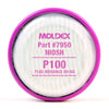 Moldex P100 Filter Disk with Nuisance Organic Vapor & Acid Gases 7950, 1 pair