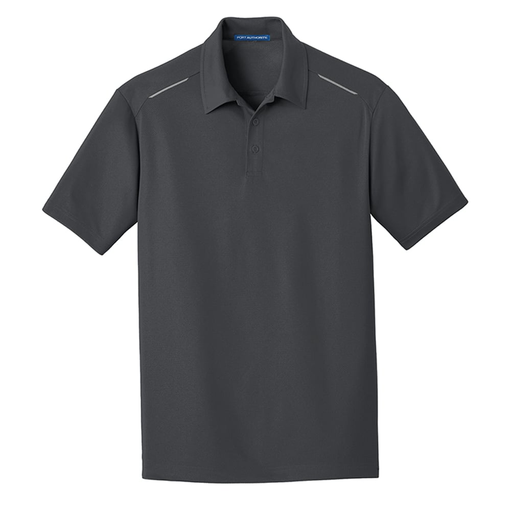 Port Authority K580 Pinpoint Mesh Polo with Reflective Accent