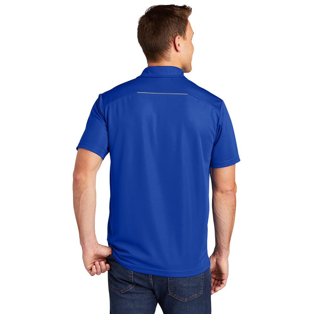 Port Authority K580 Pinpoint Mesh Polo with Reflective Accent