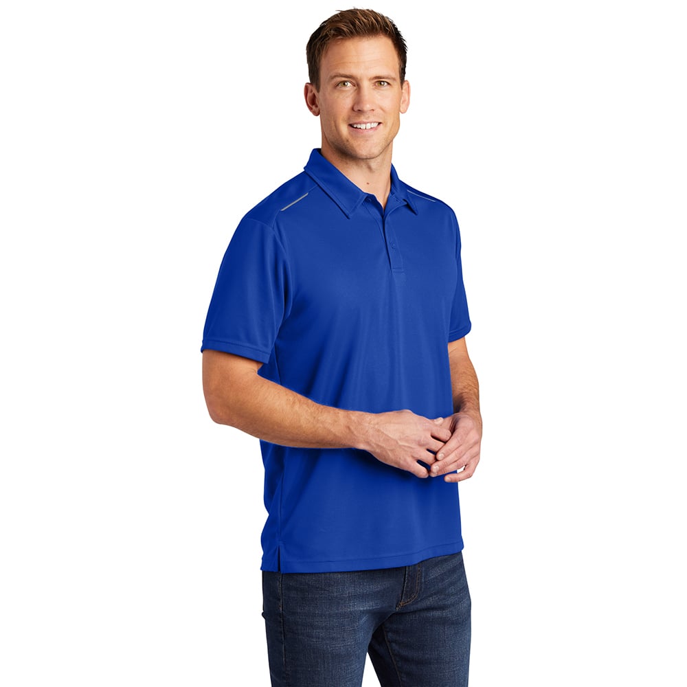 Port Authority K580 Pinpoint Mesh Polo with Reflective Accent