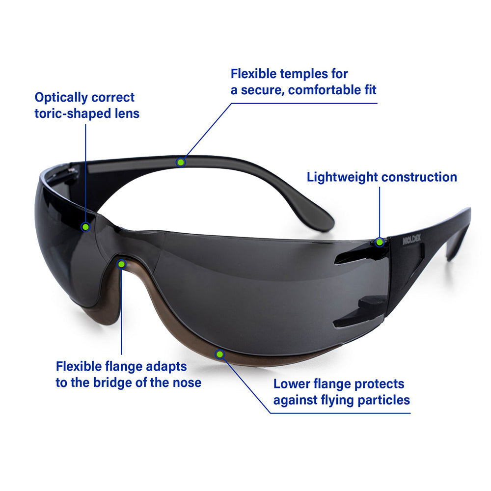 Moldex Adapt Anti-Fog Safety Glasses with Overmold