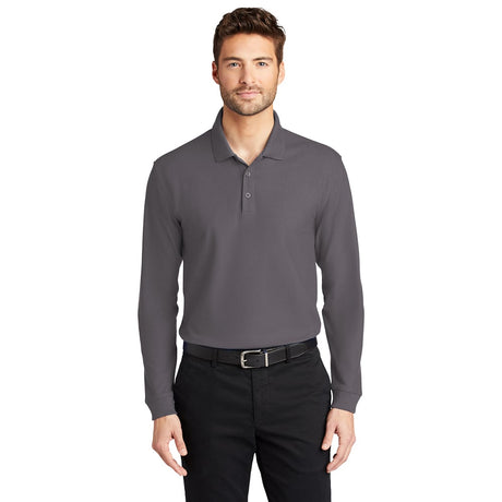 Port Authority K100LS Core Classic Long Sleeve Pique Polo