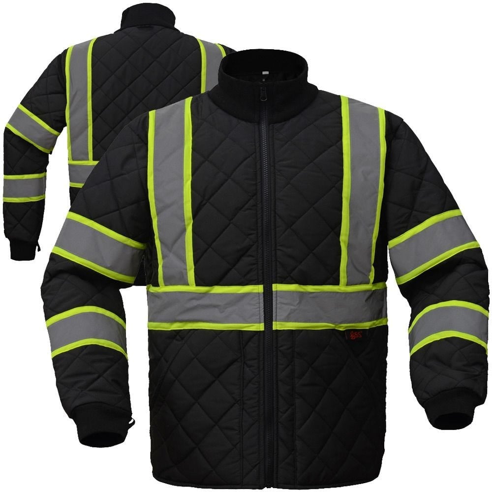 Hi-Vis Two-Tone Quilted Safety Jacket, Class 3