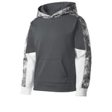 Sport-Tek YST231 Youth Sport-Wick Mineral Freeze Hooded Pullover