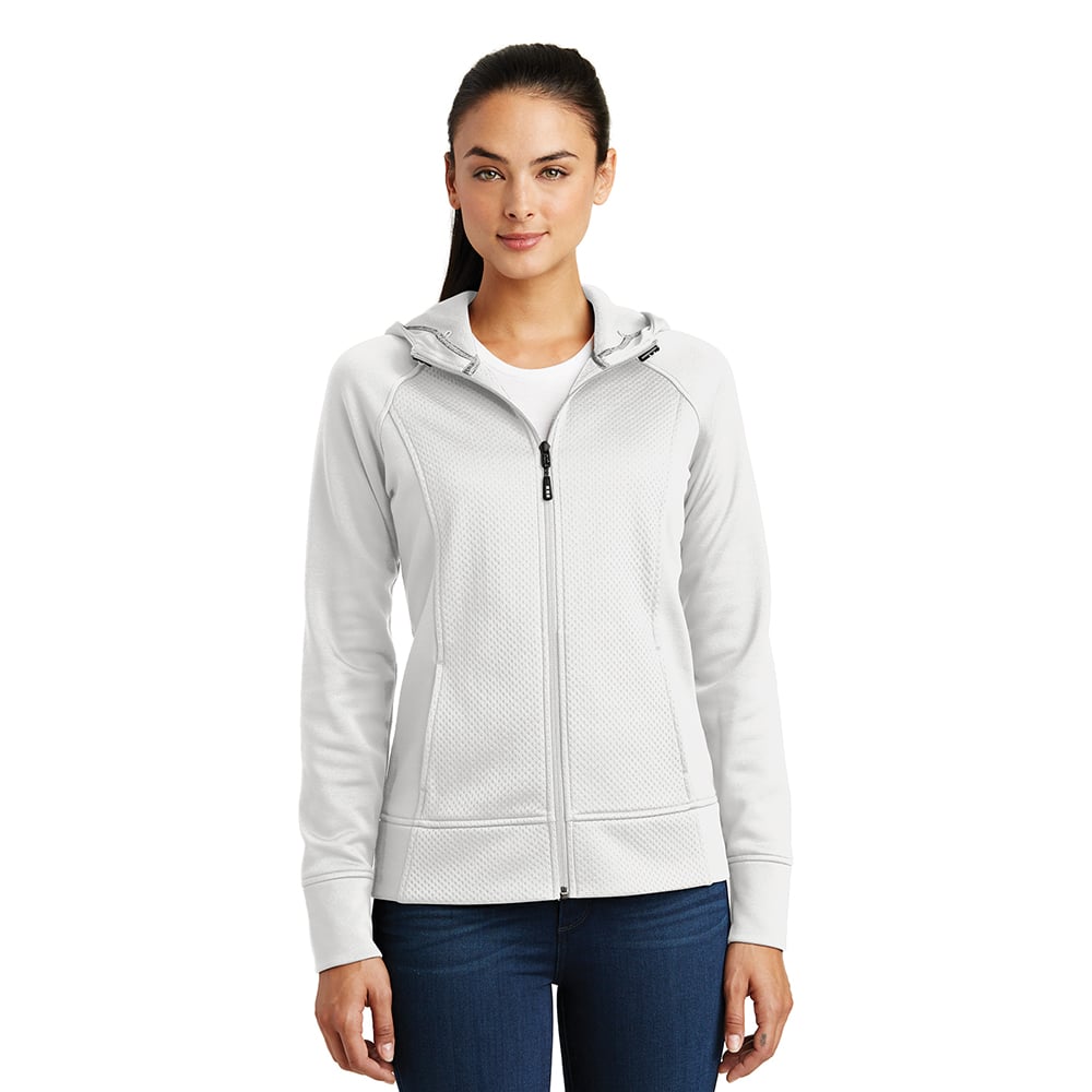 Sport-Tek LST295 Women's Debossed Tech Fleece Jacket with Hood