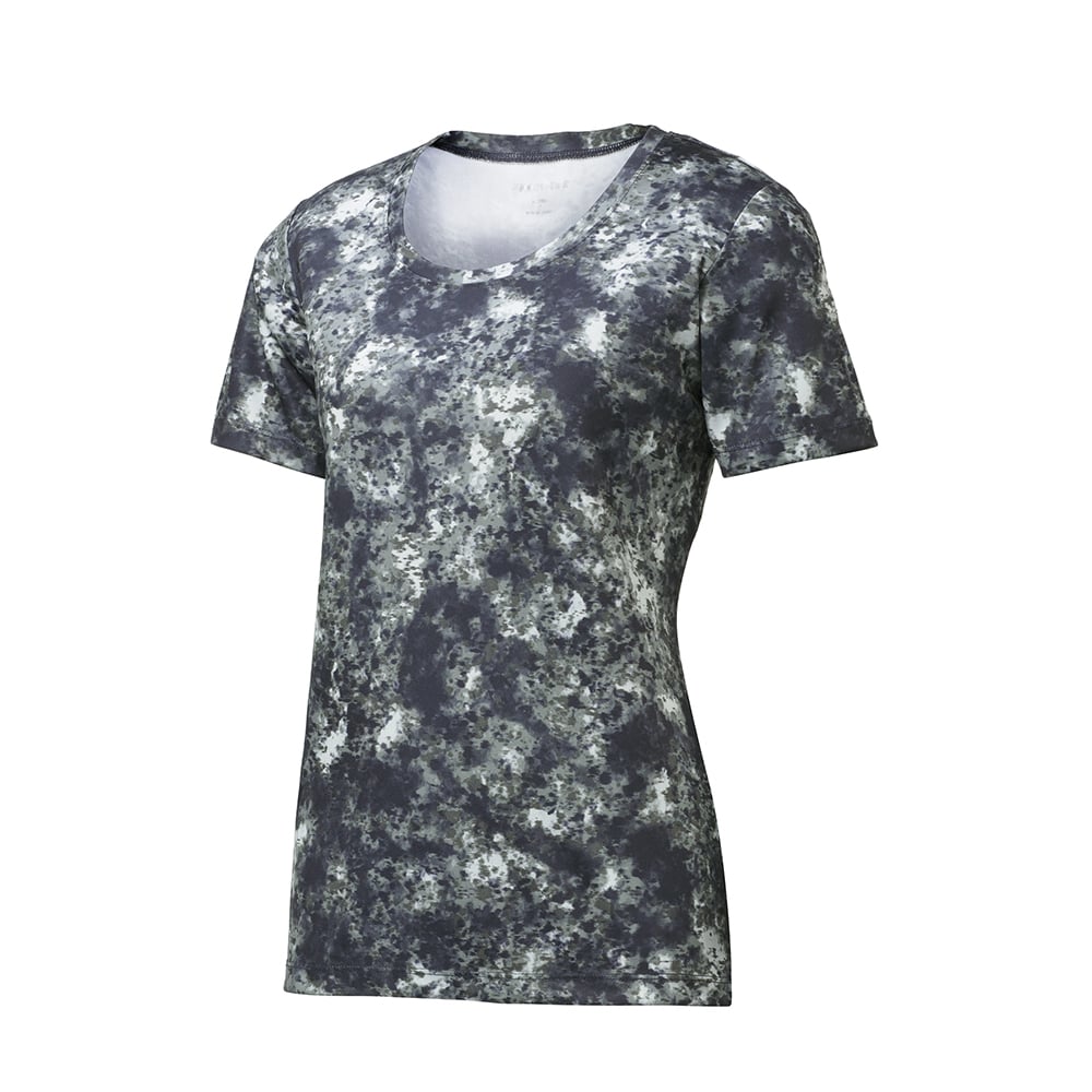 Sport-Tek LST330 Women's Mineral Freeze Scoop Neck T-Shirt