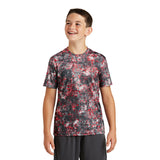 Sport-Tek YST330 Youth Mineral Freeze T-Shirt with Drop Sleeve