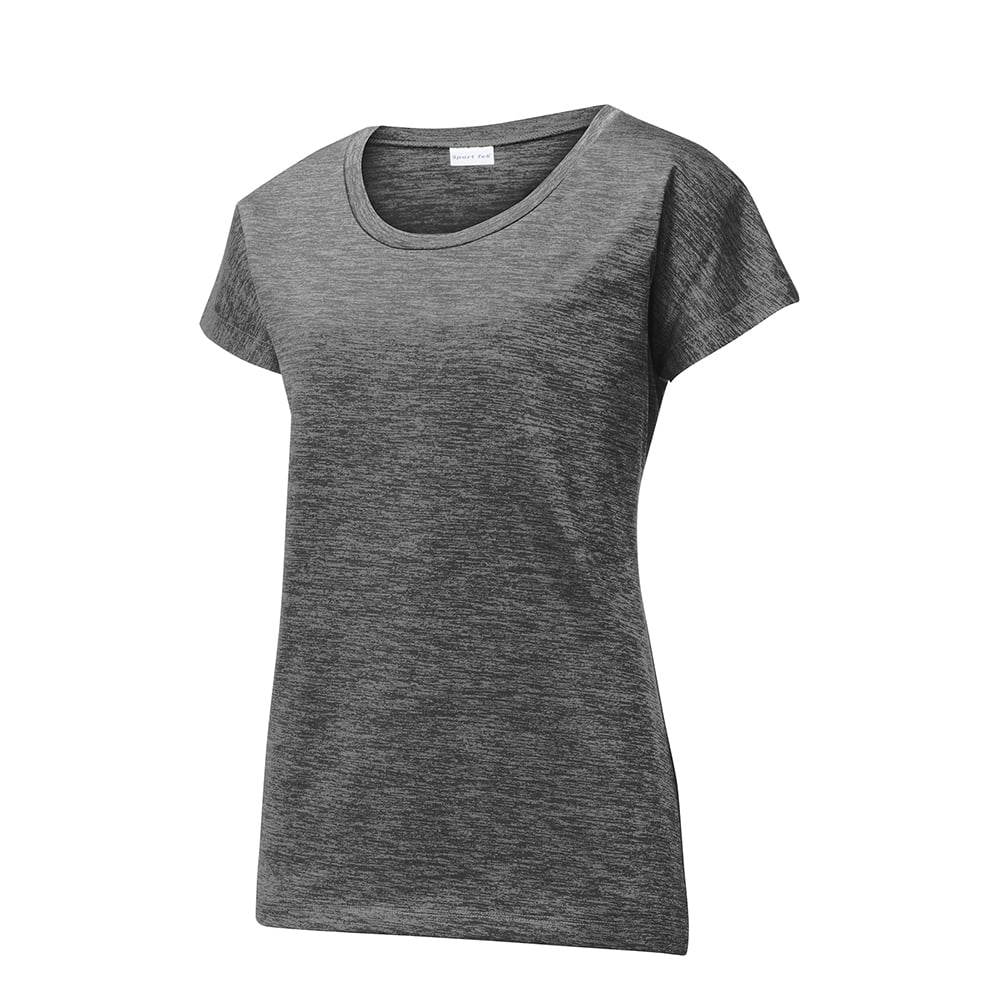 Sport-Tek LST390 PosiCharge Women's Heather Dolman Sleeve Tee