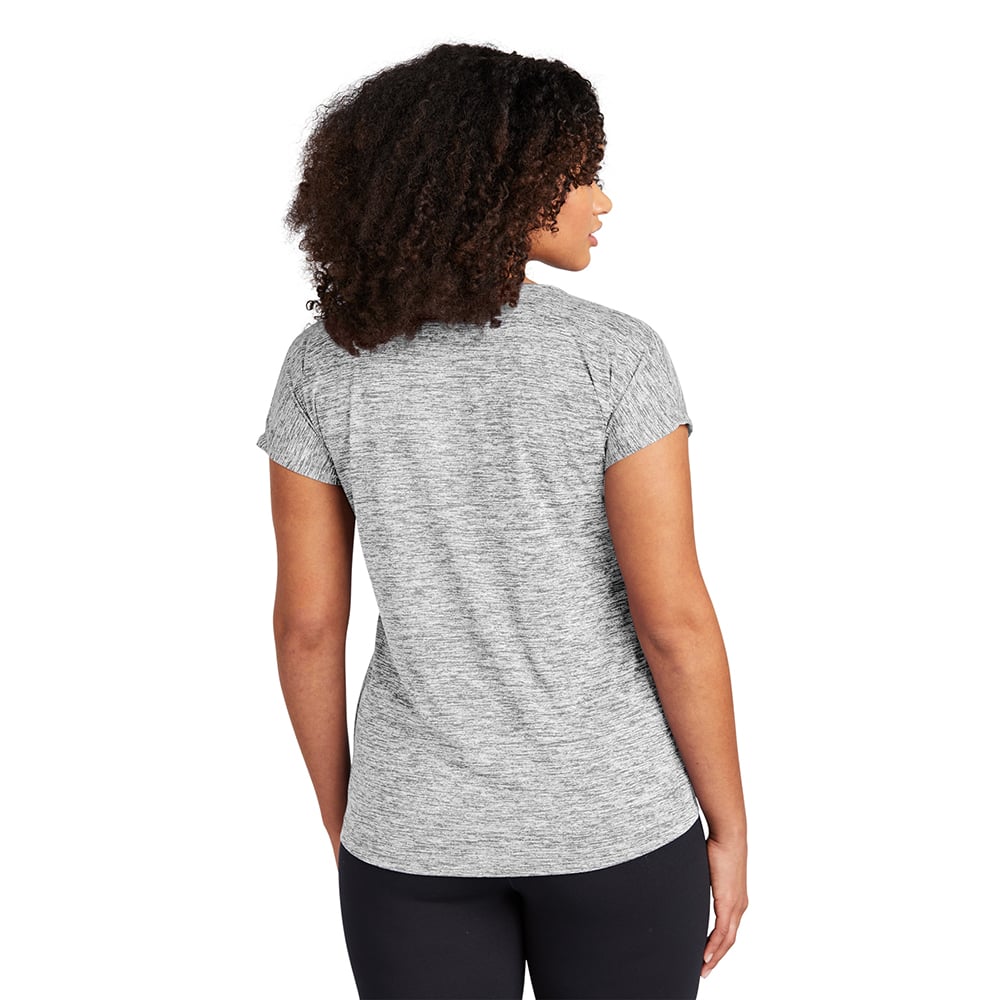 Sport-Tek LST390 PosiCharge Women's Heather Dolman Sleeve Tee