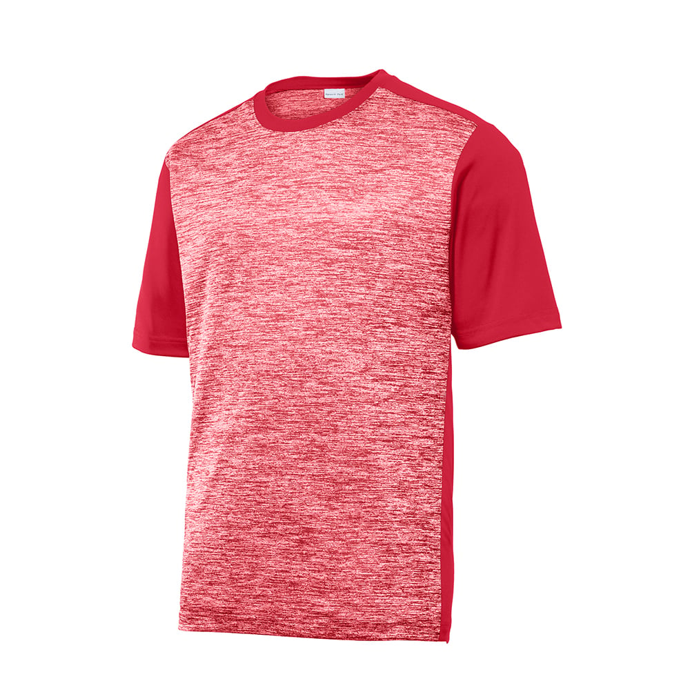 Sport-Tek ST395 PosiCharge Two-Tone Electric Heather Short Sleeve Tee