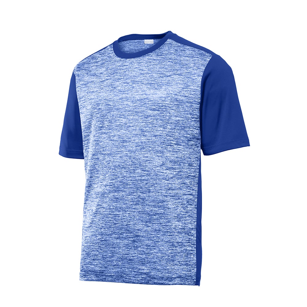 Sport-Tek ST395 PosiCharge Two-Tone Electric Heather Short Sleeve Tee