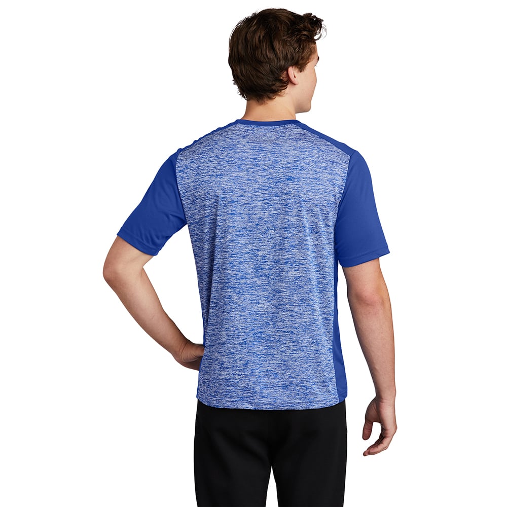 Sport-Tek ST395 PosiCharge Two-Tone Electric Heather Short Sleeve Tee