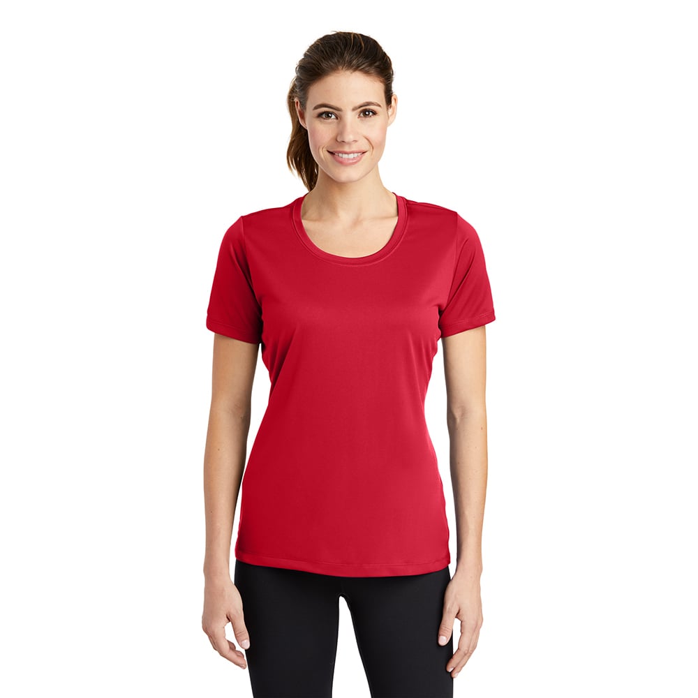 Sport-Tek LST320 PosiCharge Women's Scoop Neck Tough Tee