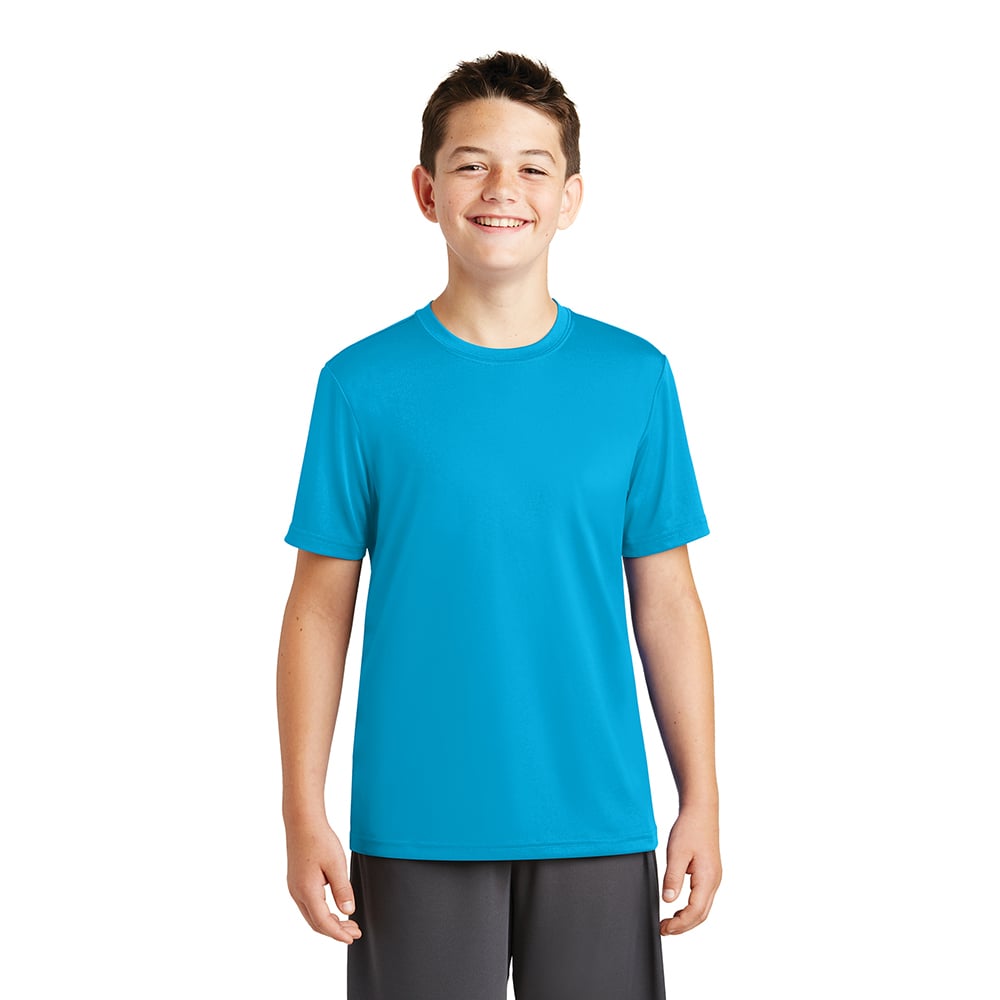 Sport-Tek YST320 Youth PosiCharge Tough T-Shirt with Drop Sleeve