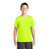 Sport-Tek YST320 Youth PosiCharge Tough T-Shirt with Drop Sleeve