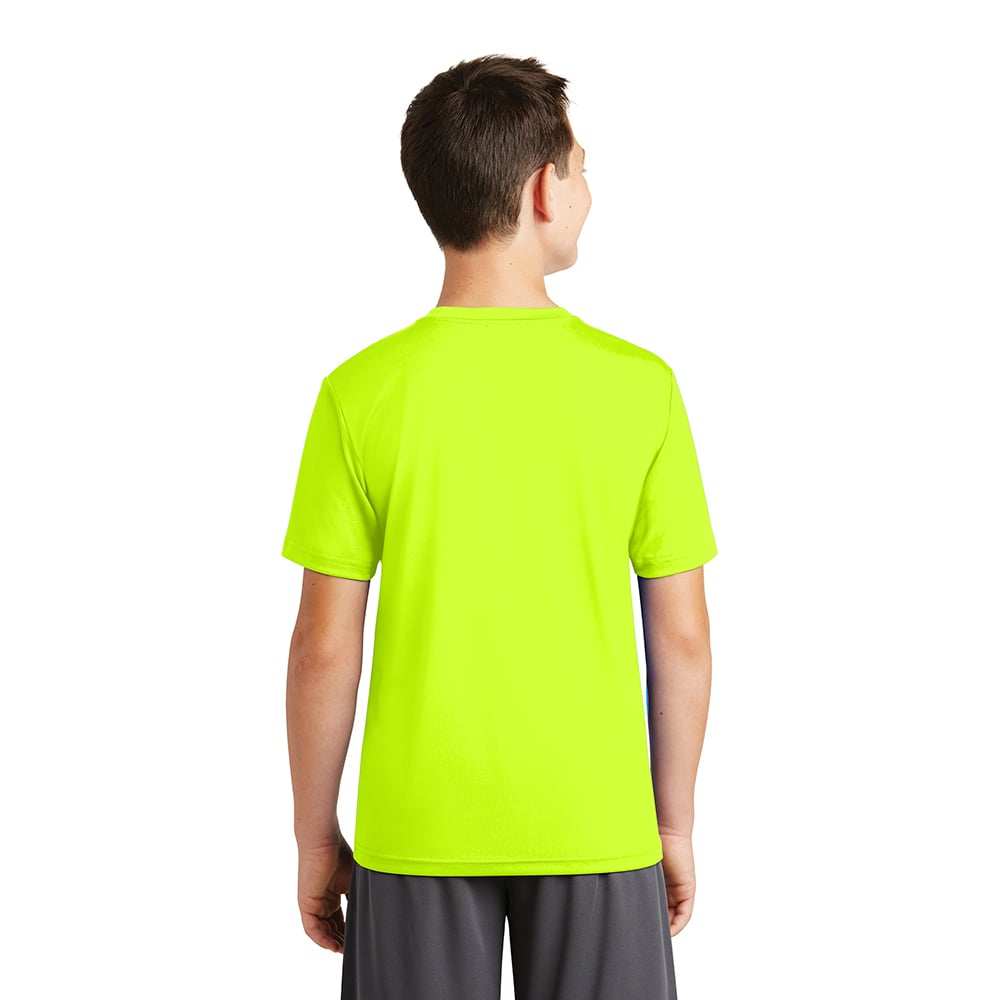 Sport-Tek YST320 Youth PosiCharge Tough T-Shirt with Drop Sleeve