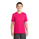 Sport-Tek YST320 Youth PosiCharge Tough T-Shirt with Drop Sleeve