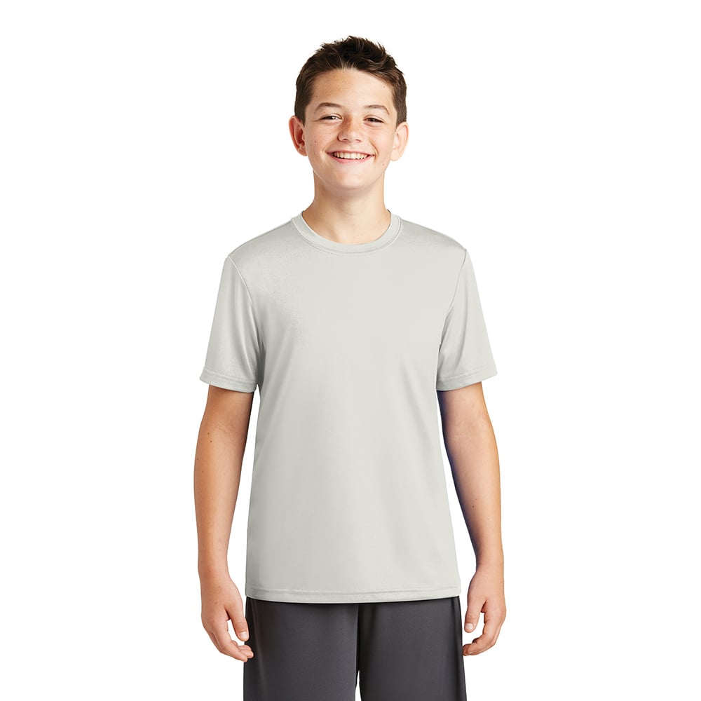 Sport-Tek YST320 Youth PosiCharge Tough T-Shirt with Drop Sleeve