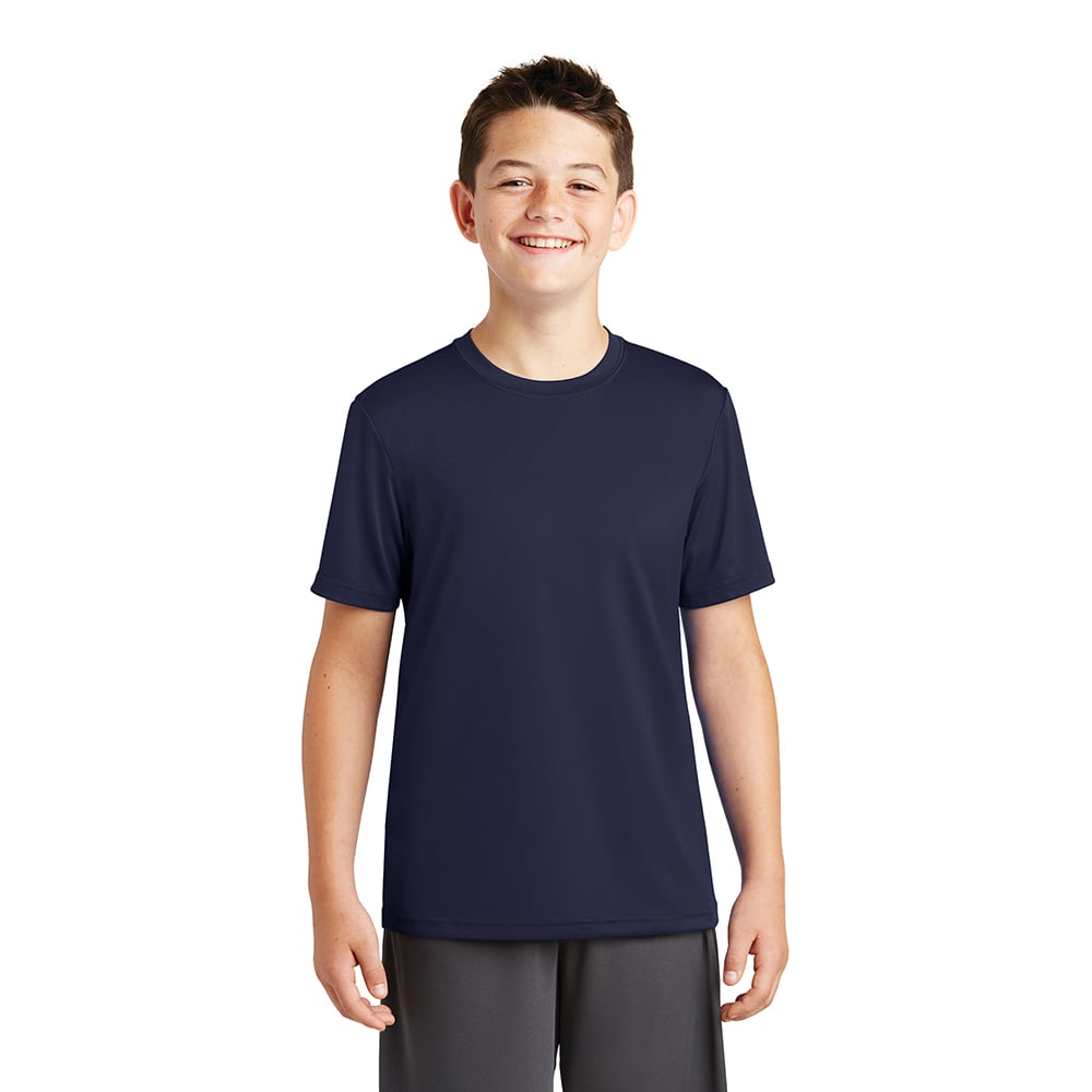 Sport-Tek YST320 Youth PosiCharge Tough T-Shirt with Drop Sleeve