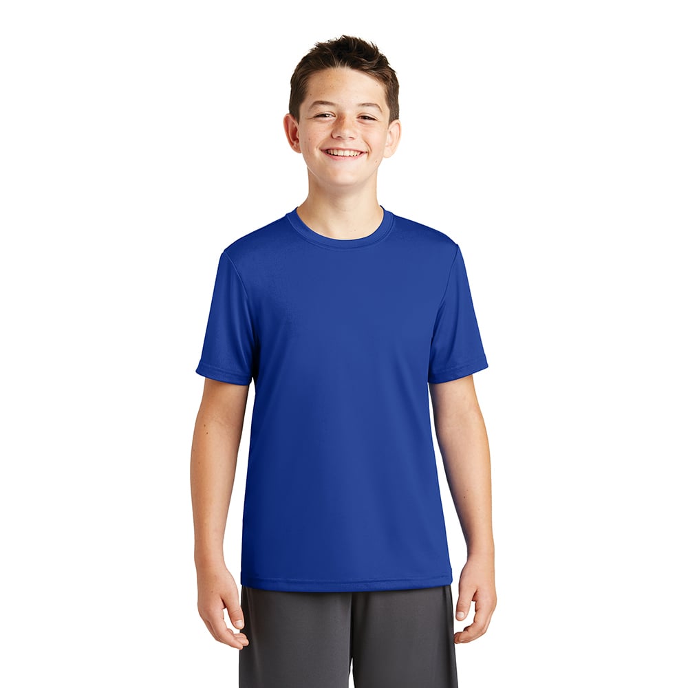 Sport-Tek YST320 Youth PosiCharge Tough T-Shirt with Drop Sleeve